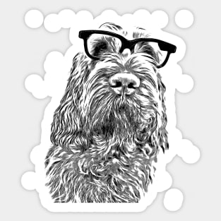 Intelligent friend Spinone Sticker